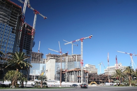 Baustelle in Las Vegas