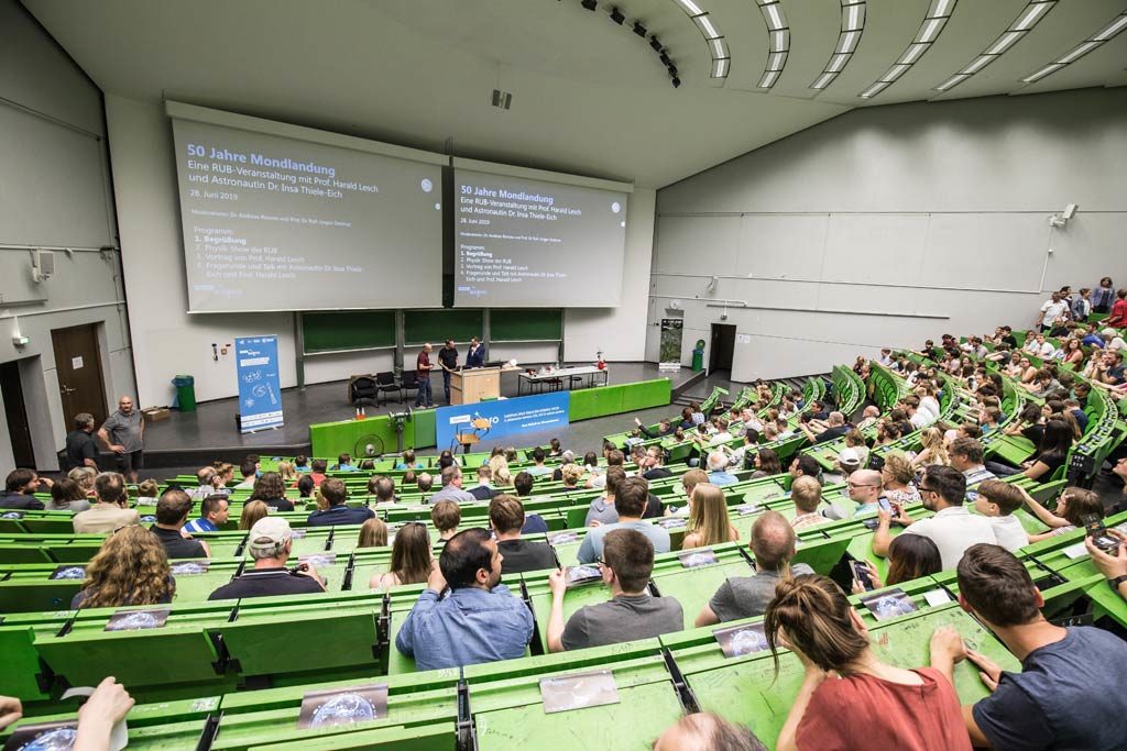 50 Jahre Mondlandung: Hörsaal der RUB Bochum