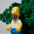 Homer Simpson Meme aus Klemmbausteinen