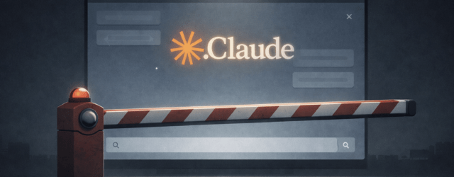 Claude hinter einer Schranke